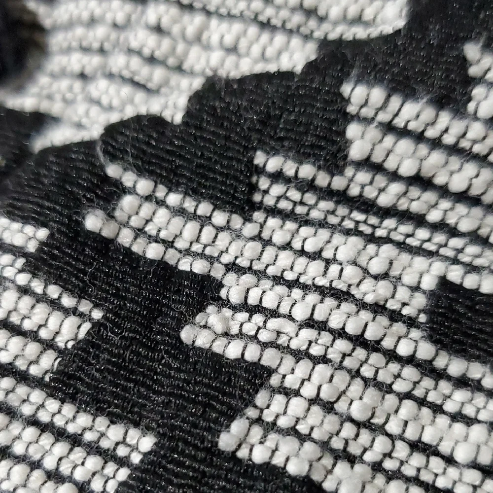 Who What Wear High Waist Black and White Geometric Shorts Tribal Aztec Lace Up - Picture 7 of 10